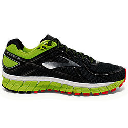 Brooks Adrenaline GTS 16 Men's Running Shoes, Black/Green
